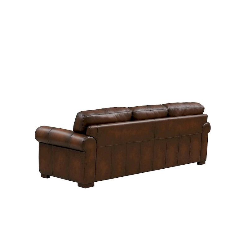 Hydeline Brookfield Top Grain Leather Sofa Set, Sofa and Loveseat