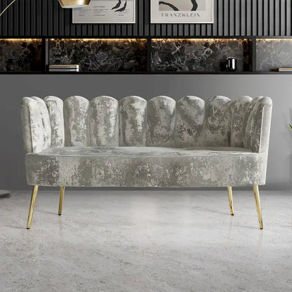 CraftPorch Luxurious Velvet Upholstered 3-piece Living Set
