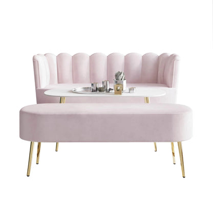 CraftPorch Luxurious Velvet Upholstered 3-piece Living Set