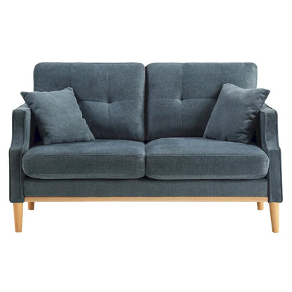 Loveseat With Waterproof Fabric, USB Charge