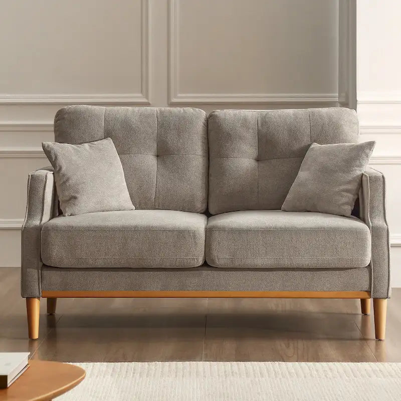 Loveseat With Waterproof Fabric, USB Charge