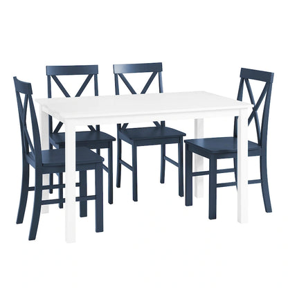 Middlebrook 5-Piece Dining Set with X-Back Side Chairs