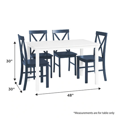 Middlebrook 5-Piece Dining Set with X-Back Side Chairs