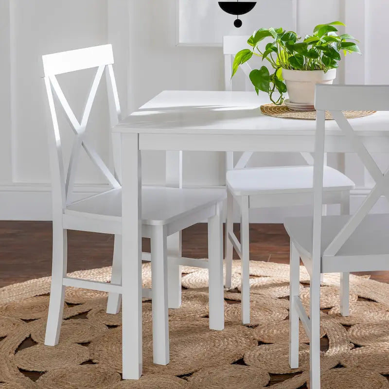 Middlebrook 5-Piece Dining Set with X-Back Side Chairs