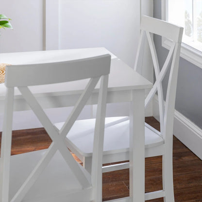 Middlebrook 5-Piece Dining Set with X-Back Side Chairs