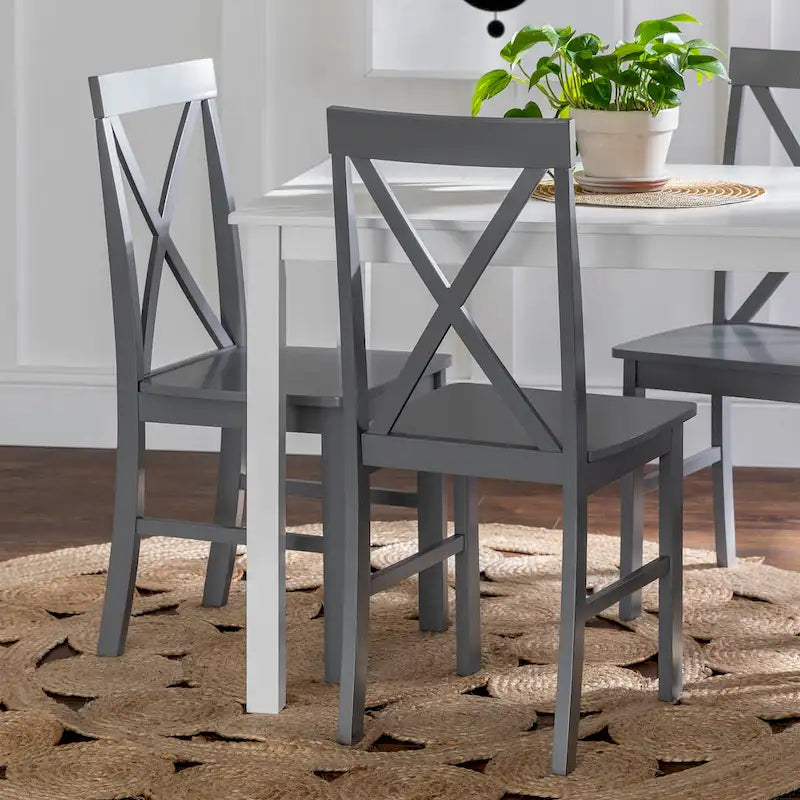 Middlebrook 5-Piece Dining Set with X-Back Side Chairs