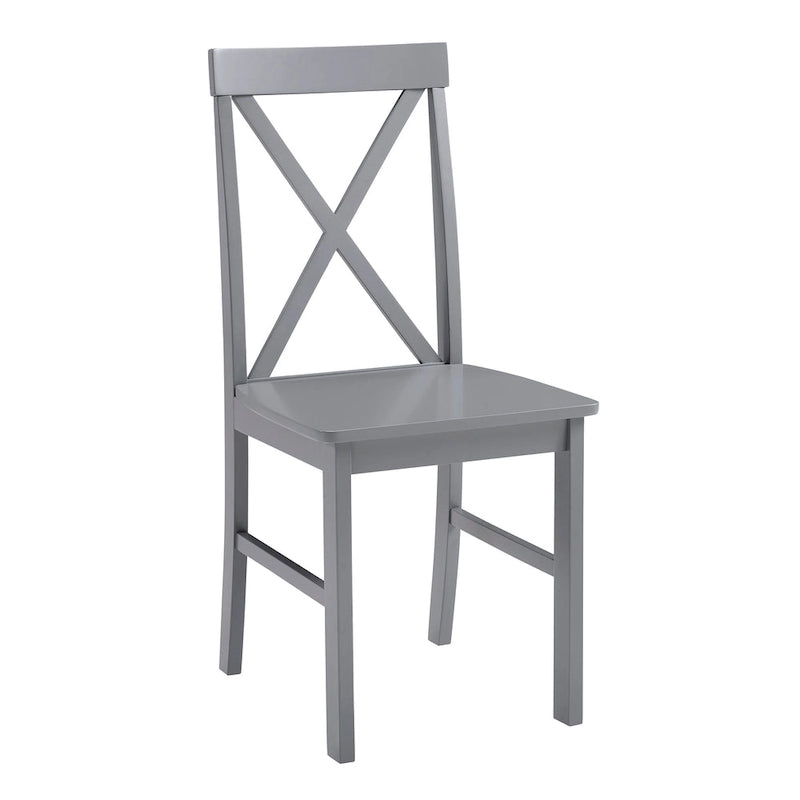 Middlebrook 5-Piece Dining Set with X-Back Side Chairs