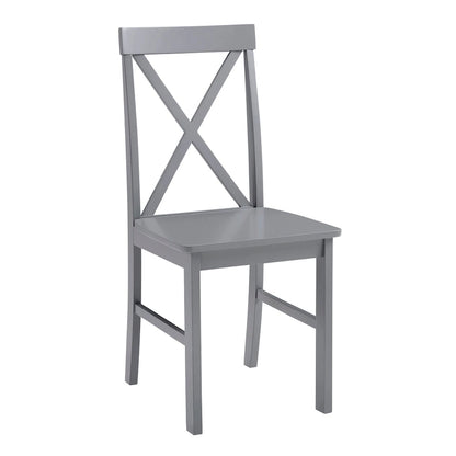 Middlebrook 5-Piece Dining Set with X-Back Side Chairs