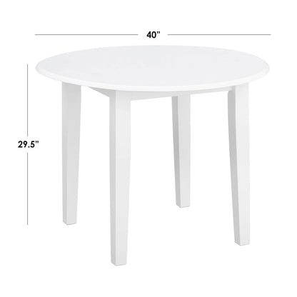 Simple Living Rollo Solid Wood 5-piece Drop-Leaf Dining Set