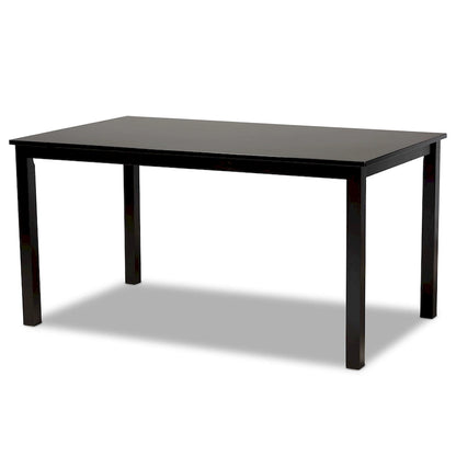 Dallas Modern and Contemporary Wood 7-Piece Dining Set