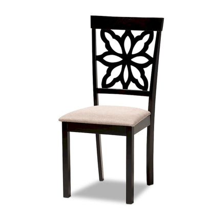 Dallas Modern and Contemporary Wood 7-Piece Dining Set