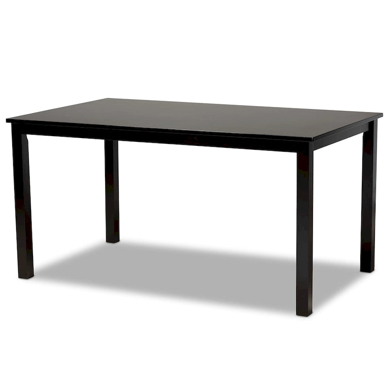 Dallas Modern and Contemporary Wood 7-Piece Dining Set