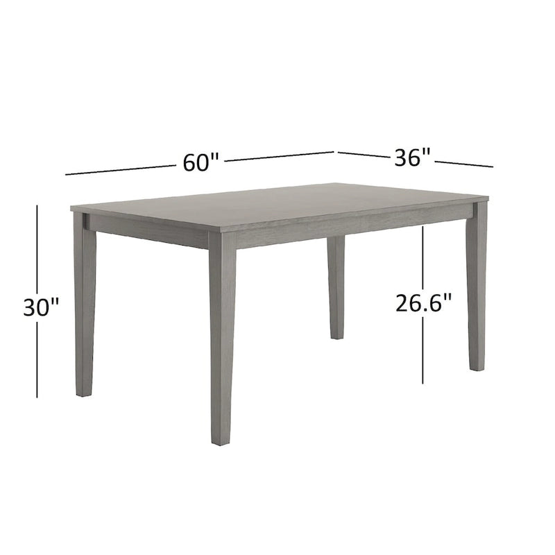 Wilmington II 60-inch Rectangular Dining Table by iNSPIRE Q Classic