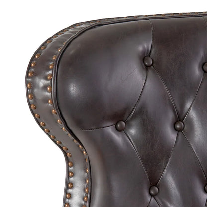 Walder Contemporary Tufted Recliner with Nailhead Trim by Christopher Knight Home