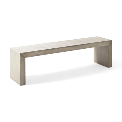 Pannell Farmhouse Acacia Wood Dining Bench by Christopher Knight Home