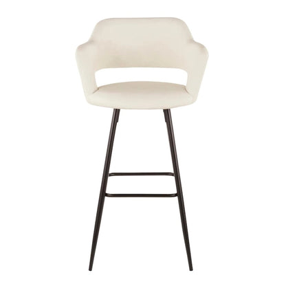 Carson Carrington Vallen Faux Leather Bar Stools (Set of 2) - N/A