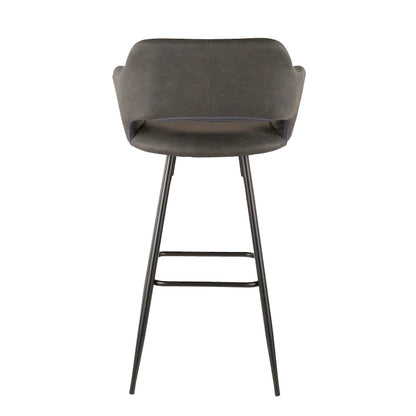 Carson Carrington Vallen Faux Leather Bar Stools (Set of 2) - N/A