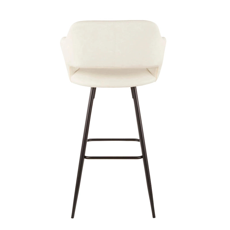 Carson Carrington Vallen Faux Leather Bar Stools (Set of 2) - N/A