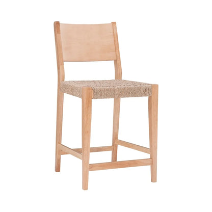 Caelan Seagrass 24-Inch Counter Stool (Set of 2)