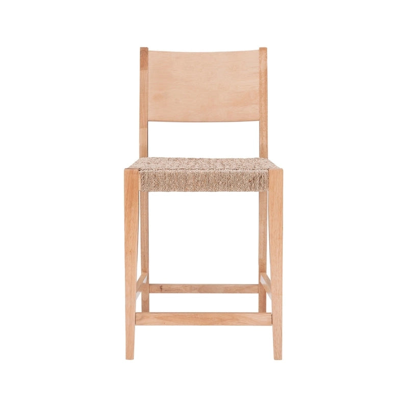 Caelan Seagrass 24-Inch Counter Stool (Set of 2)