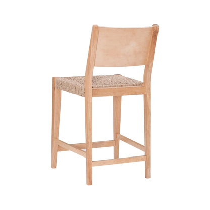 Caelan Seagrass 24-Inch Counter Stool (Set of 2)