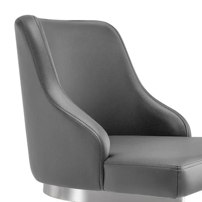 Velvet/Faux Leather Barstool, Counter Height Stools Set of 3 - 18.9W x 20.5D x 36.6H