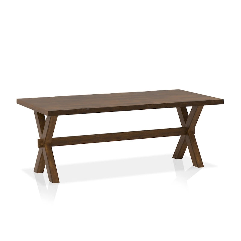 Mav Transitional Walnut 47-inch Solid Wood Coffee Table by Furniture of America