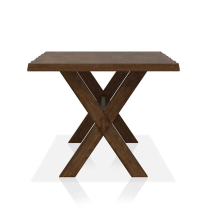 Mav Transitional Walnut 47-inch Solid Wood Coffee Table by Furniture of America