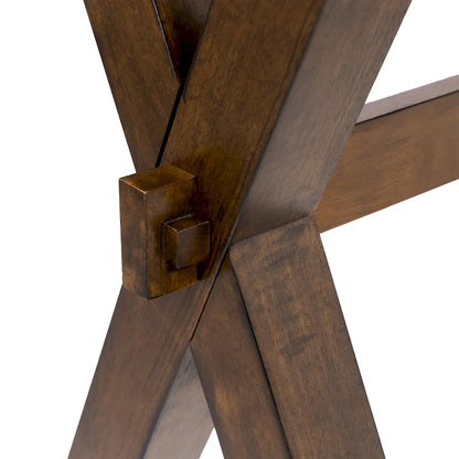 Mav Transitional Walnut 47-inch Solid Wood Coffee Table by Furniture of America