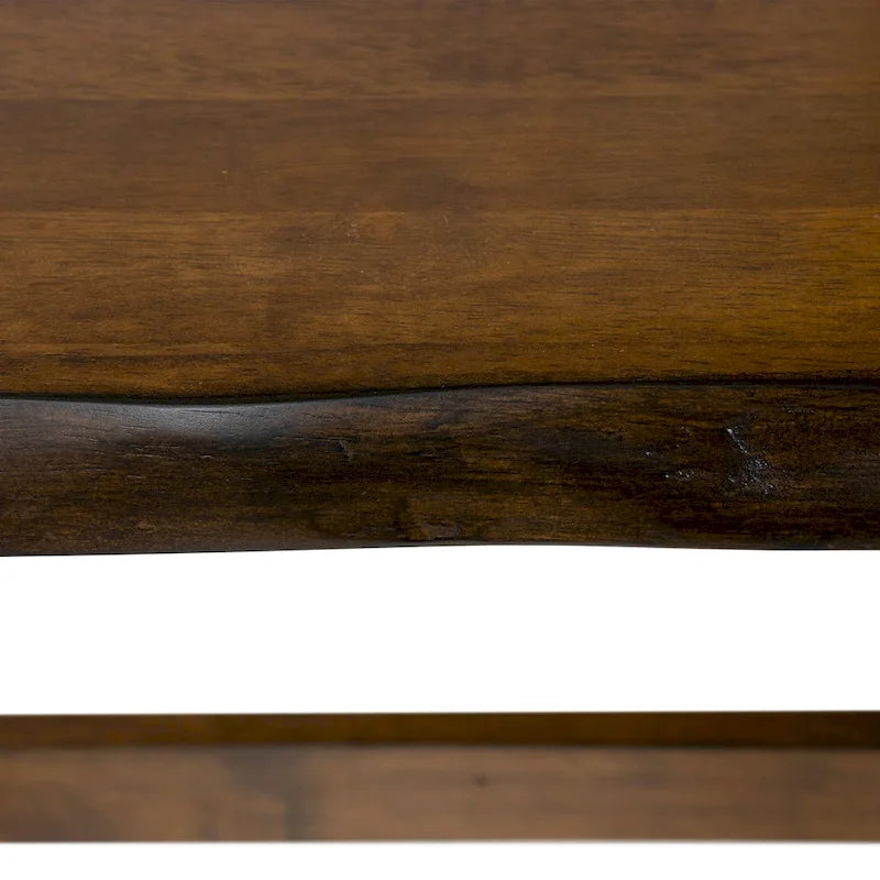 Mav Transitional Walnut 47-inch Solid Wood Coffee Table by Furniture of America