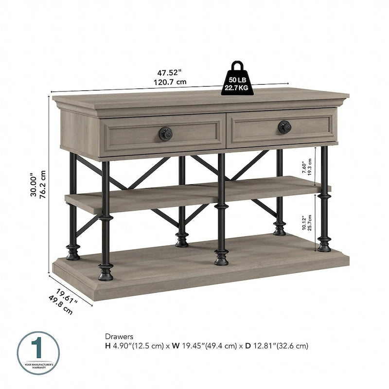 Coliseum Designer Console Table by Bush Furniture