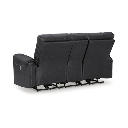Signature Design by Ashley Barnsana Power Reclining Loveseat with Console
