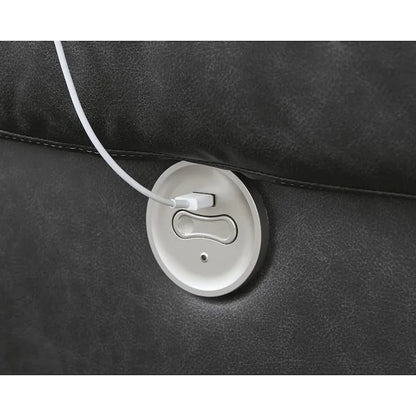 Signature Design by Ashley Barnsana Power Reclining Loveseat with Console