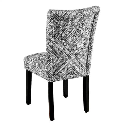 HomePop Classic Parsons Medallion Dining Chair (Set of 2)
