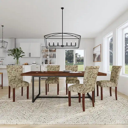 HomePop Classic Parsons Medallion Dining Chair (Set of 2)