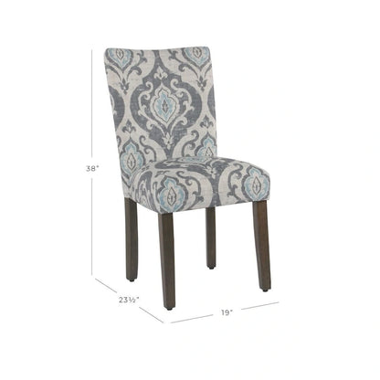HomePop Classic Parsons Medallion Dining Chair (Set of 2)