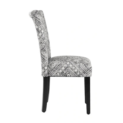 HomePop Classic Parsons Medallion Dining Chair (Set of 2)