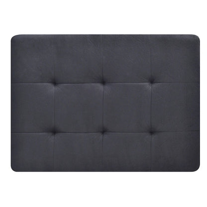 Microsuede Tufted Ottoman