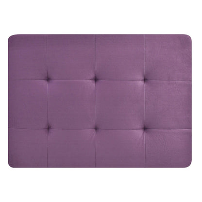 Microsuede Tufted Ottoman
