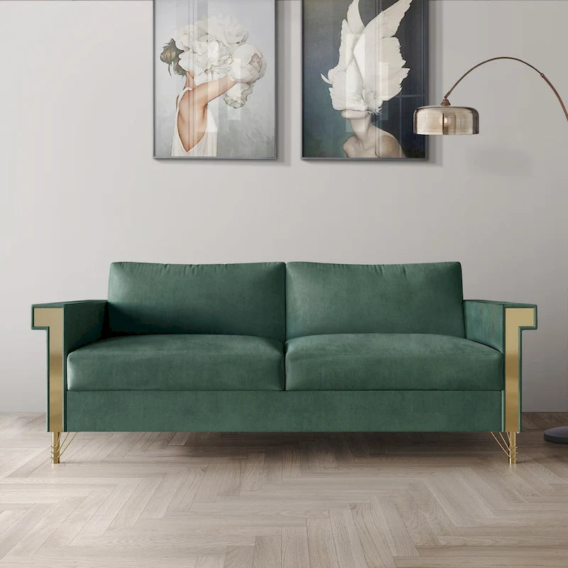 CraftPorch Luxurious Velvet Upholstered Sofa