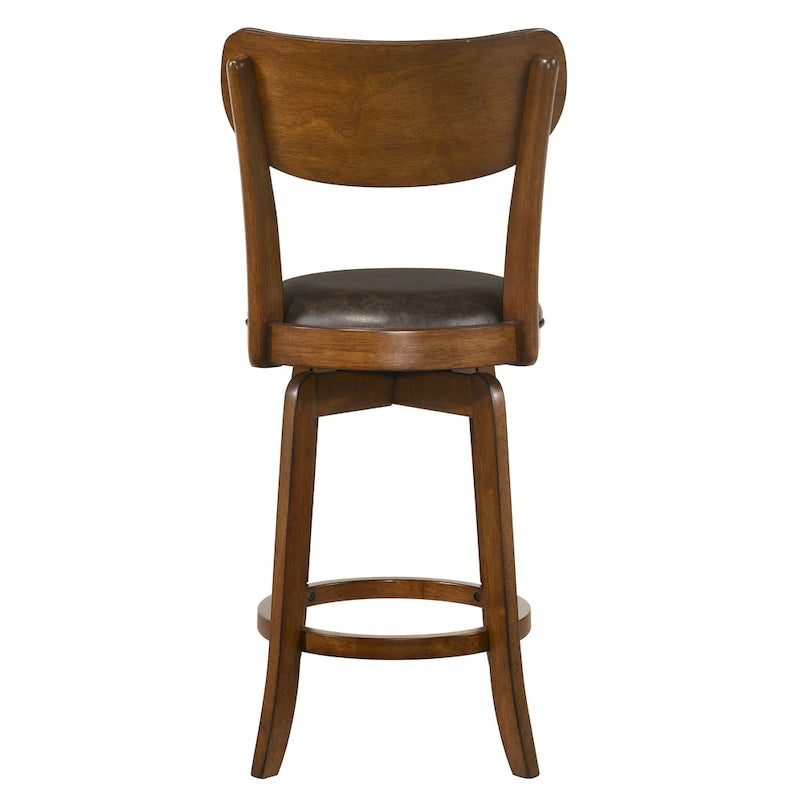 Irvi Traditional Rubberwood 3-Piece Barstool Counter Height Dining Set by Furniture of America