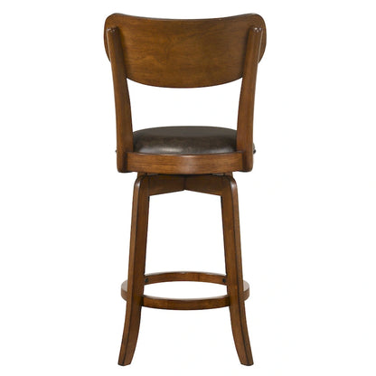 Irvi Traditional Rubberwood 3-Piece Barstool Counter Height Dining Set by Furniture of America