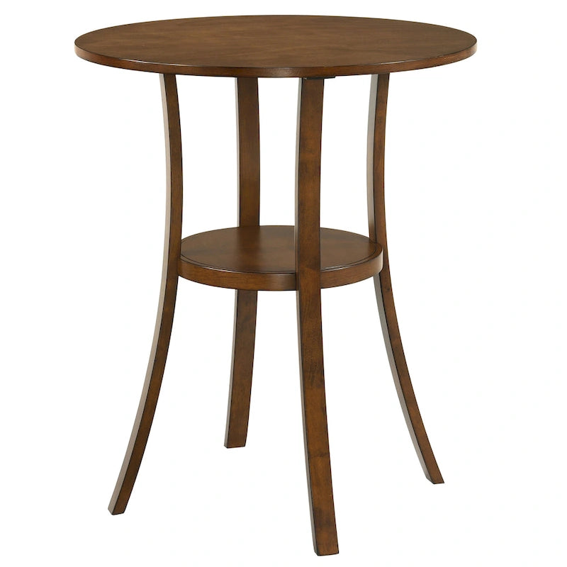 Irvi Traditional Rubberwood 3-Piece Barstool Counter Height Dining Set by Furniture of America
