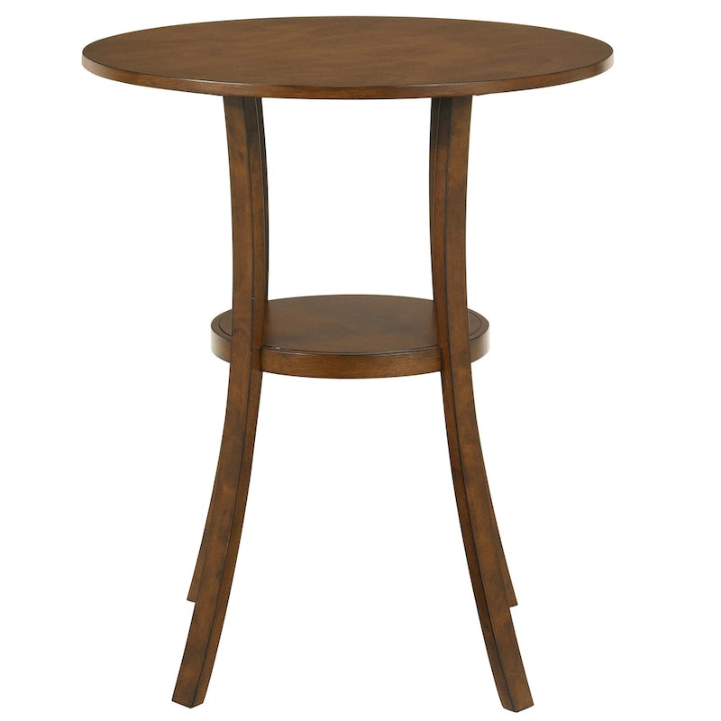 Irvi Traditional Rubberwood 3-Piece Barstool Counter Height Dining Set by Furniture of America