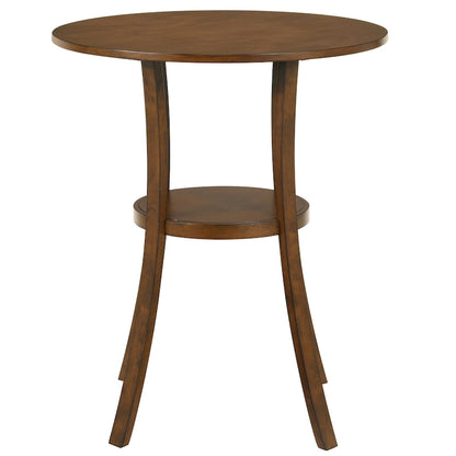 Irvi Traditional Rubberwood 3-Piece Barstool Counter Height Dining Set by Furniture of America