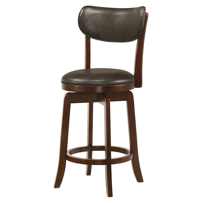 Irvi Traditional Rubberwood 3-Piece Barstool Counter Height Dining Set by Furniture of America