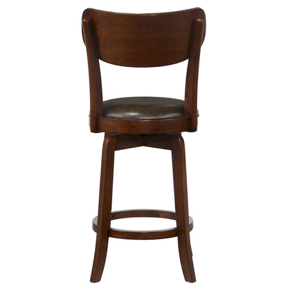 Irvi Traditional Rubberwood 3-Piece Barstool Counter Height Dining Set by Furniture of America