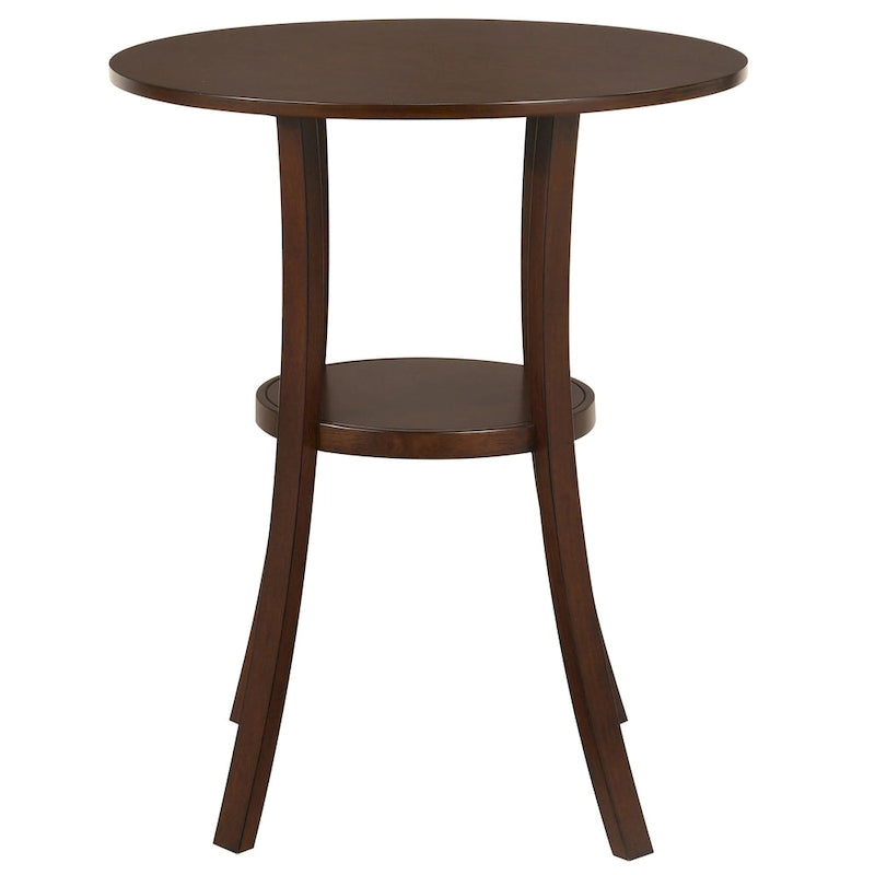 Irvi Traditional Rubberwood 3-Piece Barstool Counter Height Dining Set by Furniture of America