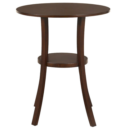 Irvi Traditional Rubberwood 3-Piece Barstool Counter Height Dining Set by Furniture of America