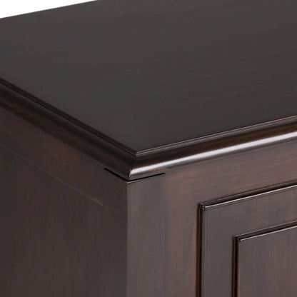 WYNDENHALL Hampshire SOLID WOOD 51 inch Wide Traditional Storage Bench Trunk - 51 W x 18 D x 20.75 H
